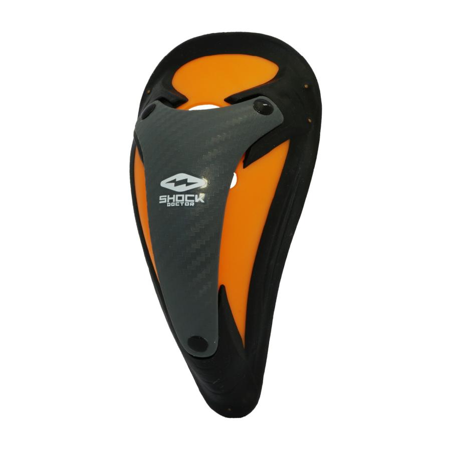 ShockDoctor公式 ショックドクター カーボンフレックスカップ CARBON FLEX CUP 1個入 M -L 男性用 グレー オレンジ 100T 100A ファールカップ | ショックドクター | 03