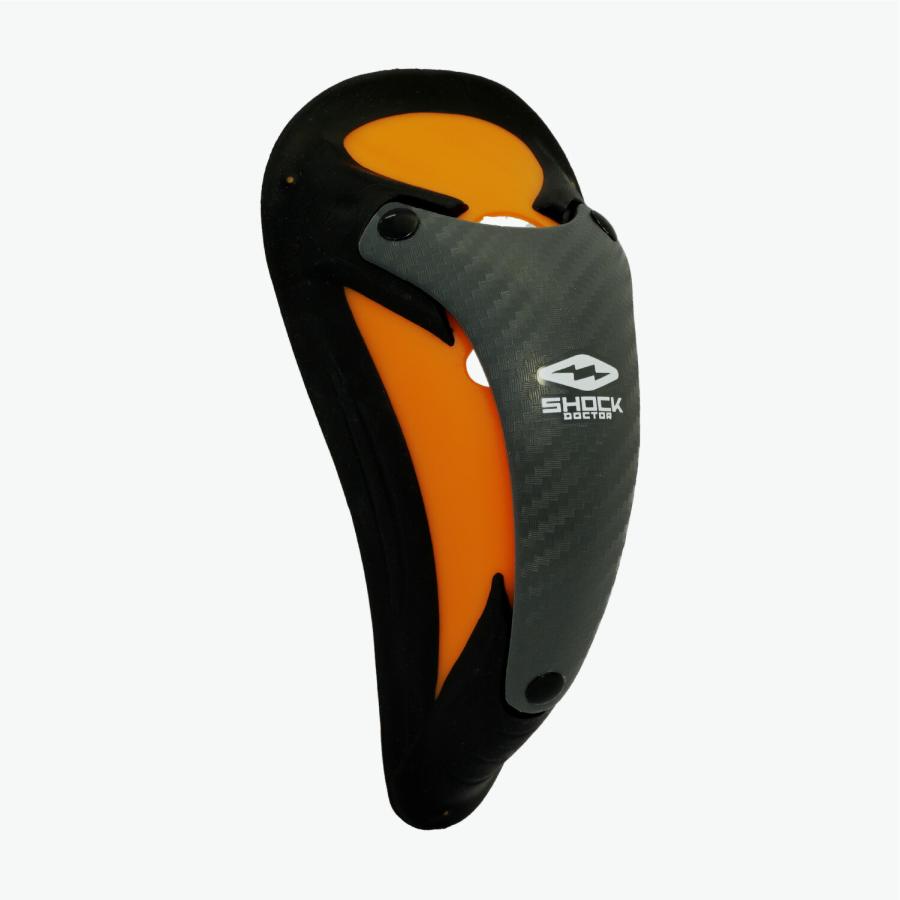 ShockDoctor公式 ショックドクター カーボンフレックスカップ CARBON FLEX CUP 1個入 M -L 男性用 グレー オレンジ 100T 100A ファールカップ | ショックドクター | 04