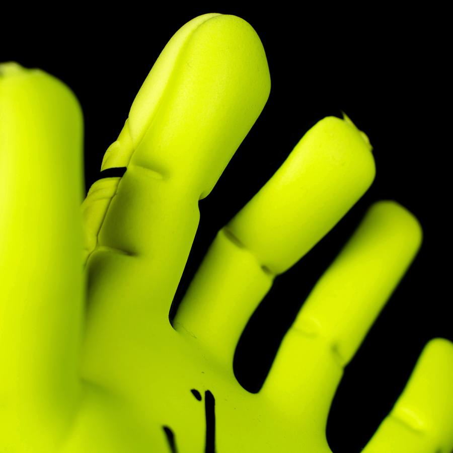 uhlsport公式 ウールシュポルト   プレディクション エナジー アブソルートグリップ ハーフネガティブ  7 ~ 10号 フローイエローxネイビー 101133301-01 | uhlsport | 05