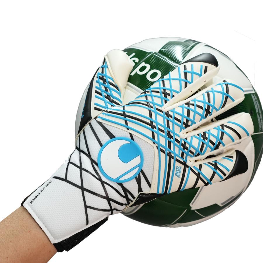 uhlsport公式 ウールシュポルト NEW ウールシュポルト アブソルートグリップ タイト ハーフネガティブ 5 〜 10号 1011364 キーパーグローブの画像