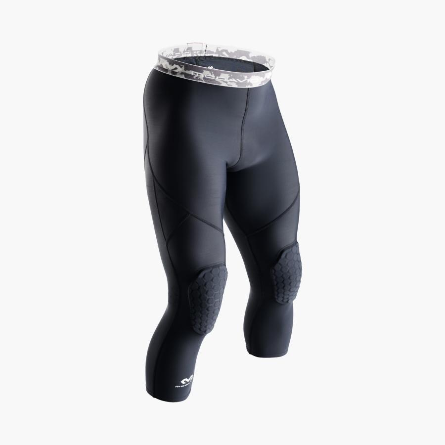 McDavid公式 マクダビッド |HEX ニーパッド 3/4レングス タイツ 1枚入 S -XL メンズ ユニセックス 7分丈 パッド内蔵 M20260 コンプレッションウェアの画像