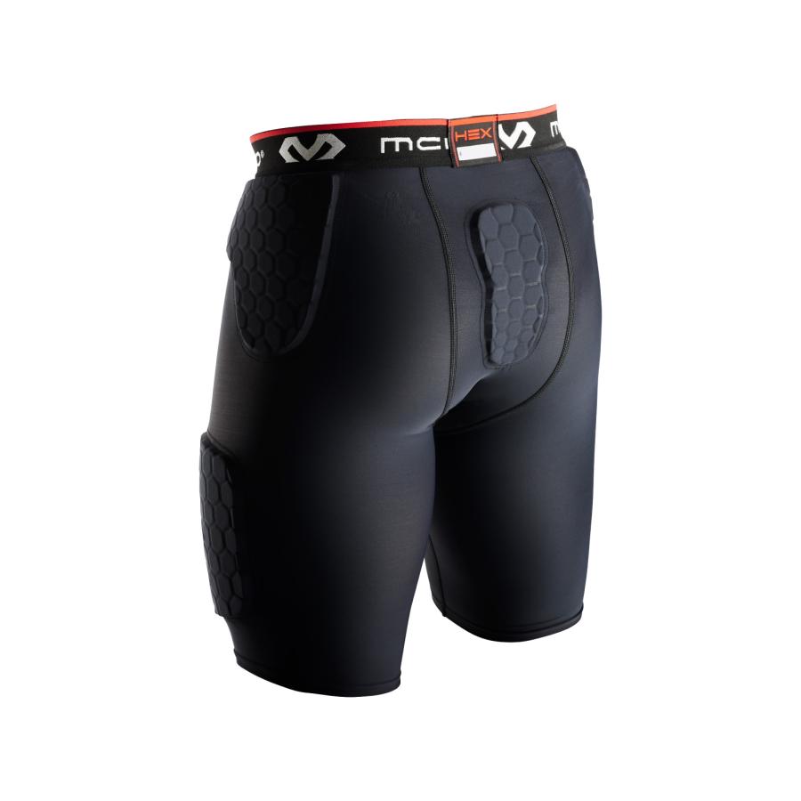 McDavid公式 マクダビッド HEX サッドショーツ 1枚入 XS -XL メンズ ユニセックス ヒザ上丈 パッド内蔵 ポケット付 UVカット M737 コンプレッションウェアの画像