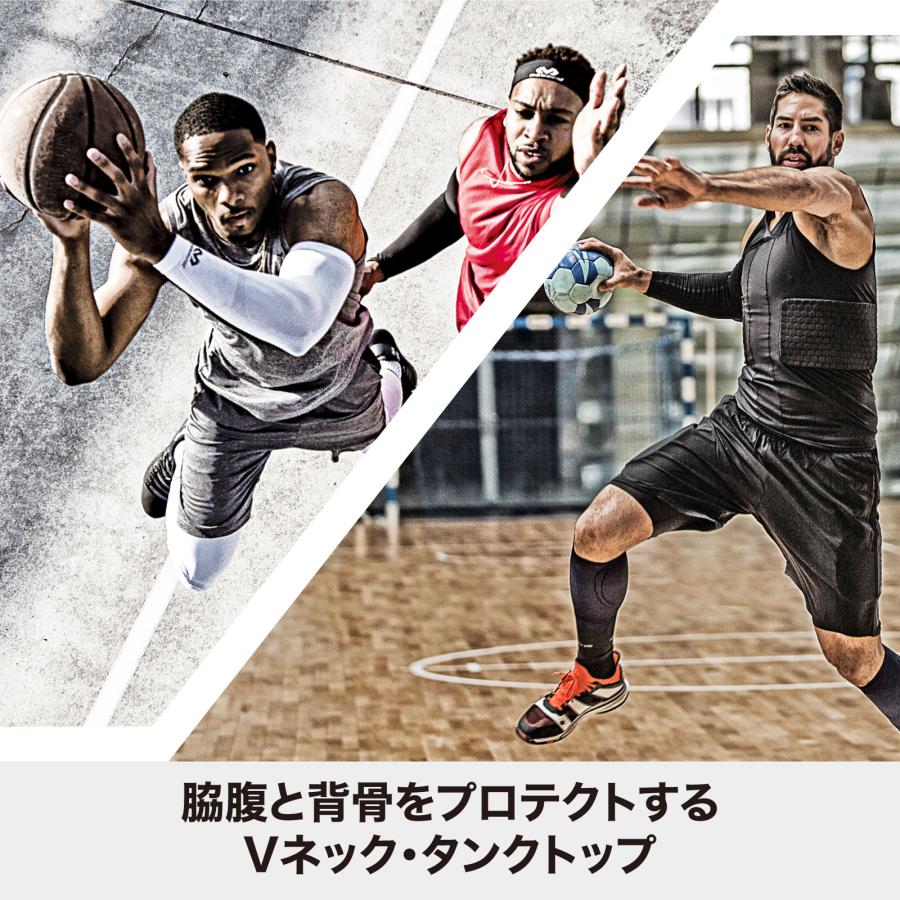 McDavid公式 マクダビッド HEX V-タンク メッシュ 1枚入 S -XL メンズ ユニセックス Vネック 袖なし ノースリーブ UVカット M7963 コンプレッションウェアの画像