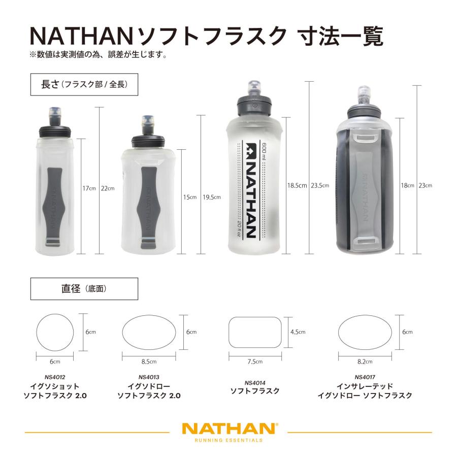 NATHAN（ネイサン） NATHAN公式 イグソショットソフトフラスク 2.0 1個