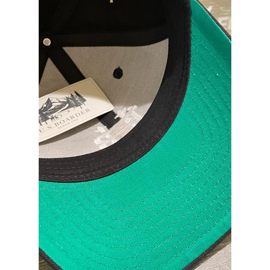 U.S.BOARDER ユーエスボーダー usboarder 帽子 スナップバック キャップ CAP ベースボールキャップ ローキャップ ブラック Black | U.S.BOARDER | 03