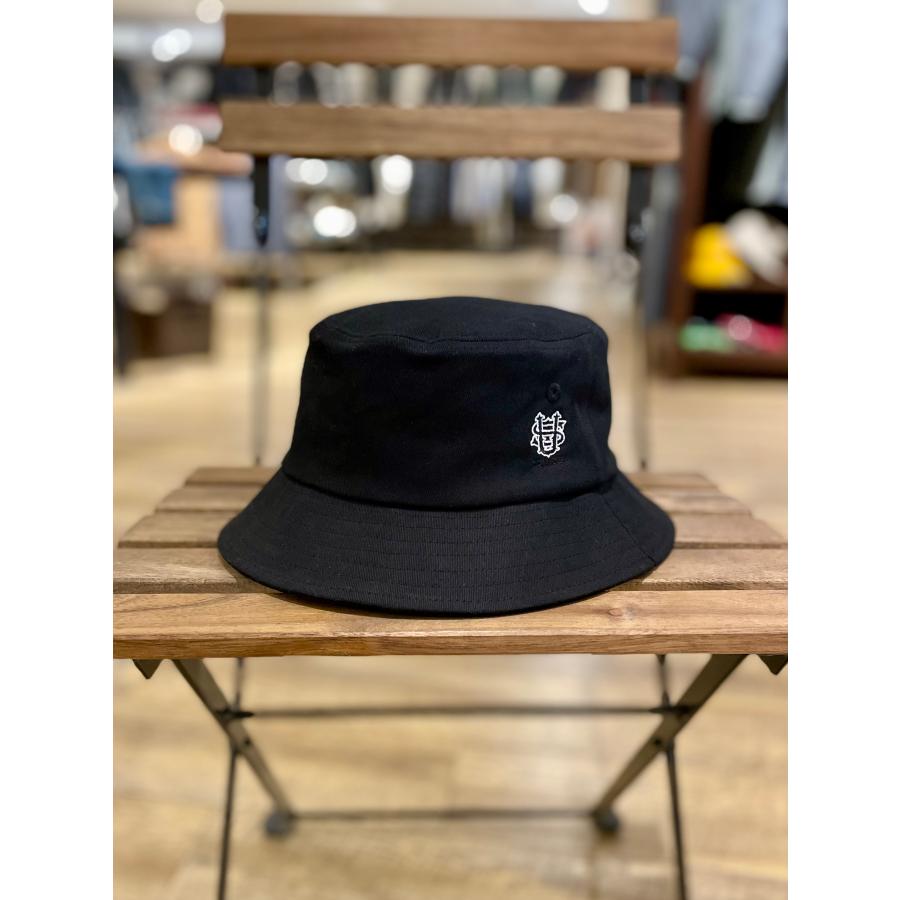 U.S.BOARDER ユーエスボーダー usboarder 帽子 バケットハット Black ブラック 黒色 ハット 刺繍 embroidery | U.S.BOARDER
