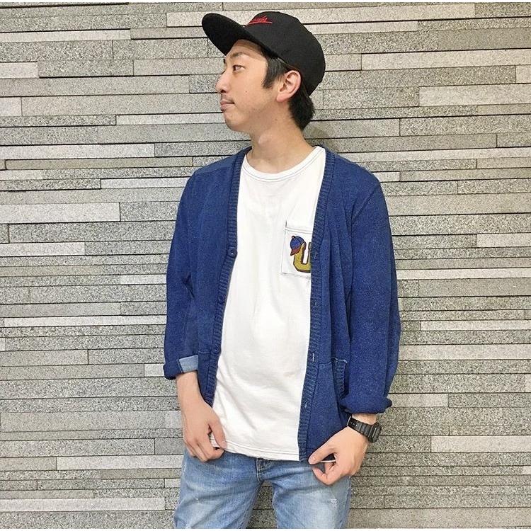 ユーエスボーダー U S Boarder メンズ トップス 長袖 カーディガン デニム インディゴ ビンテージ Cdg01 U S Boarder 通販 Yahoo ショッピング
