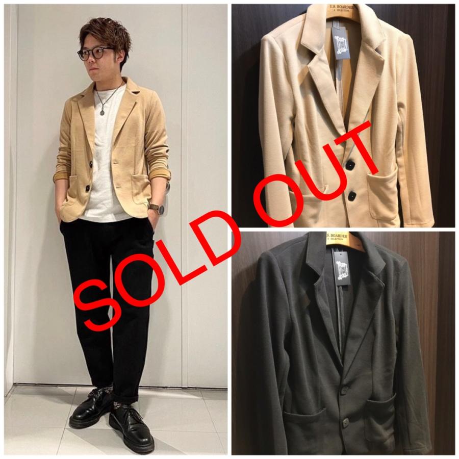 ユーエスボーダー U S Boarder Usboarder Usボーダー メンズ ジャケット テーラードジャケット ブラック ベージュ Jkt02 U S Boarder 通販 Yahoo ショッピング