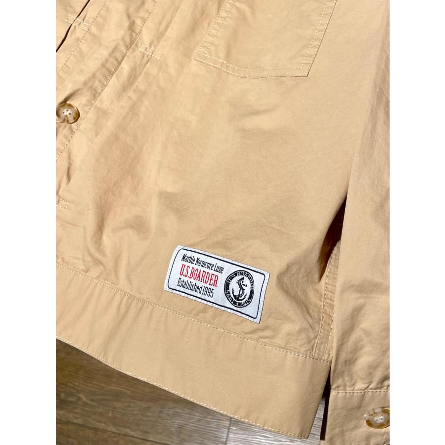 U.S.BOARDER ユーエスボーダー 長袖 ワークシャツ シャツジャケット ベージュ | U.S.BOARDER | 02