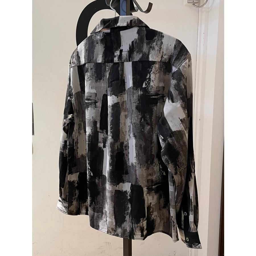 U.S.BOARDER ユーエスボーダー 長袖 シャツ 開襟シャツ 柄シャツ アブストラクト | U.S.BOARDER | 02