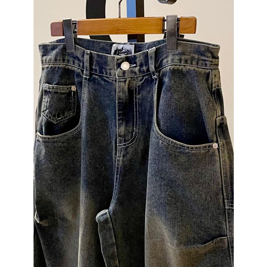 U.S.BOARDER ユーエスボーダー カーブシルエット デニムパンツ ワイドデニム ジーパン | U.S.BOARDER | 01