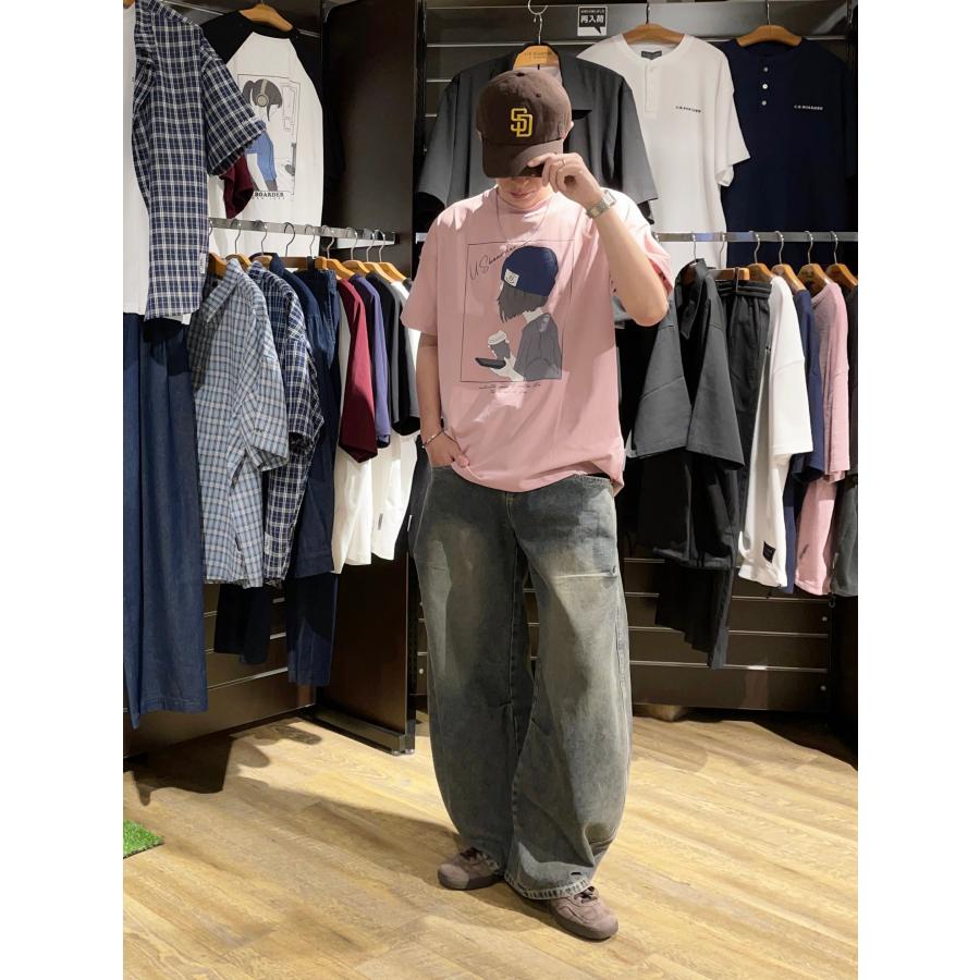 U.S.BOARDER ユーエスボーダー カーブシルエット デニムパンツ ワイドデニム ジーパン | U.S.BOARDER | 07