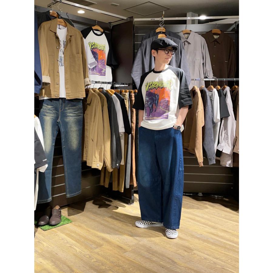 U.S.BOARDER ユーエスボーダー usboarder ラグラン Tシャツ ホラー プリント 古着風 | U.S.BOARDER | 03
