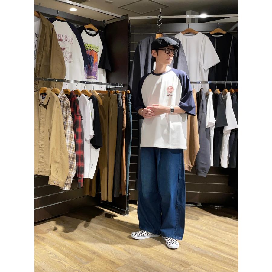 U.S.BOARDER ユーエスボーダー 半袖 Tシャツ ラグラン ハンバーガー バックプリント | U.S.BOARDER | 05