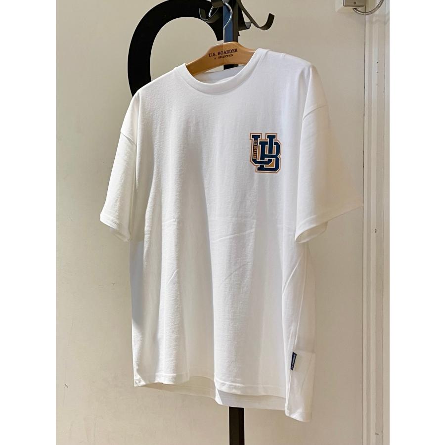 U.S.BOARDER ユーエスボーダー 半袖 Tシャツ バックプリント ホワイト アメカジ | U.S.BOARDER | 02