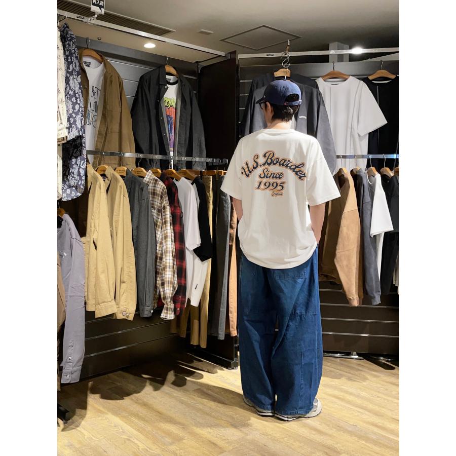 U.S.BOARDER ユーエスボーダー 半袖 Tシャツ バックプリント ホワイト アメカジ | U.S.BOARDER | 04