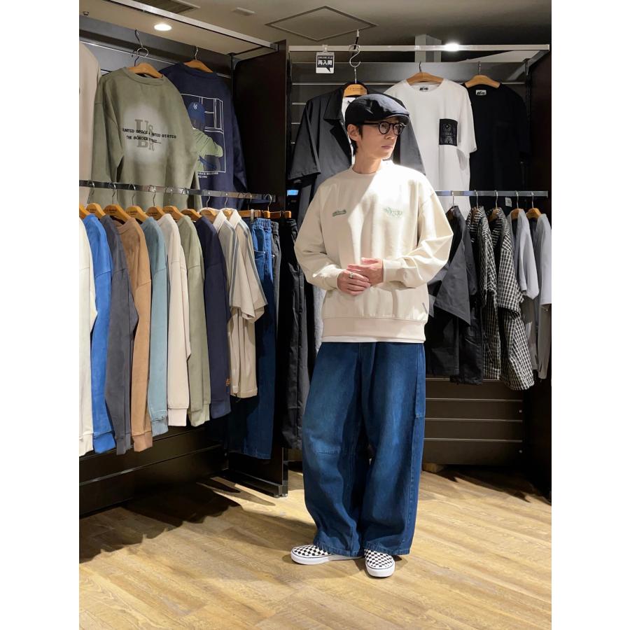 U.S.BOARDER ユーエスボーダー スエード トレーナー スウェット アイボリー | U.S.BOARDER | 03