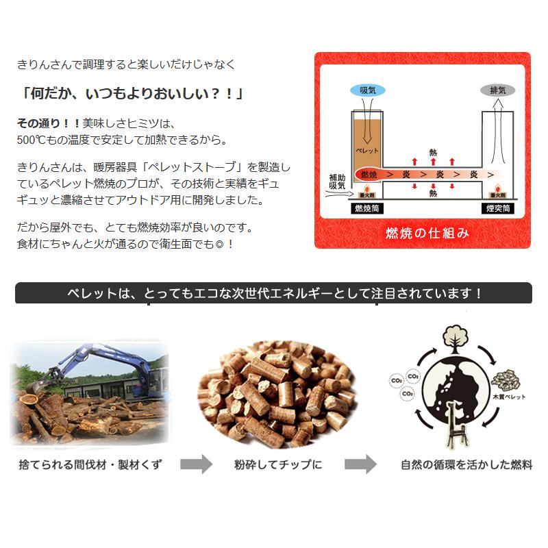 ヒーター KIRINSAN ペレットグリルヒーター きりんさん BBQ インスタ