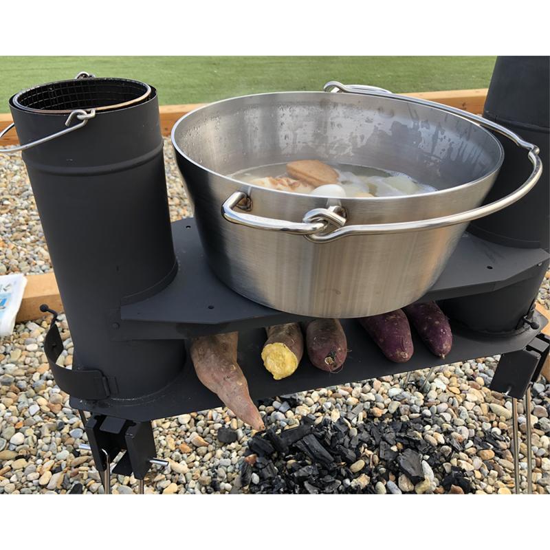 ペレットグリルヒーター KIRINSAN キャンプ用 ストーブ 調理 ヒーター KIRINSAN ペレットグリルヒーター きりんさん BBQ インスタ
