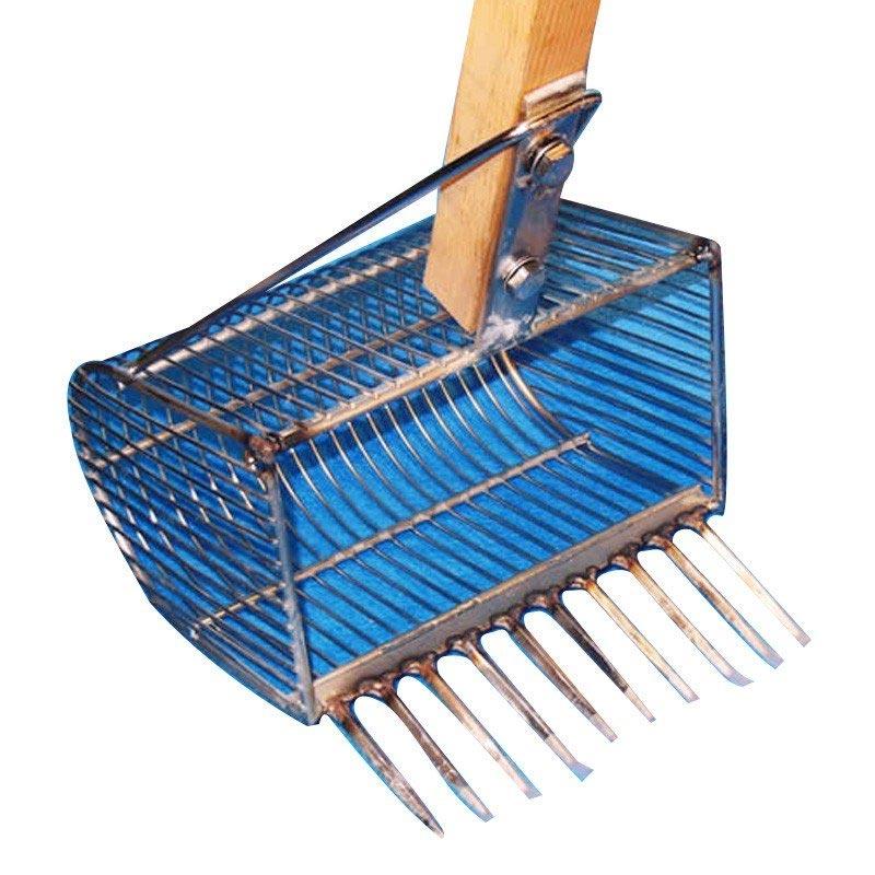 貝堀 ジョレン Lサイズ kz-2 ステンレス SUS304 爪10本 潮干狩り用 貝取り ジョレン 魚 漁具 三谷G 代引不可 産直 | 