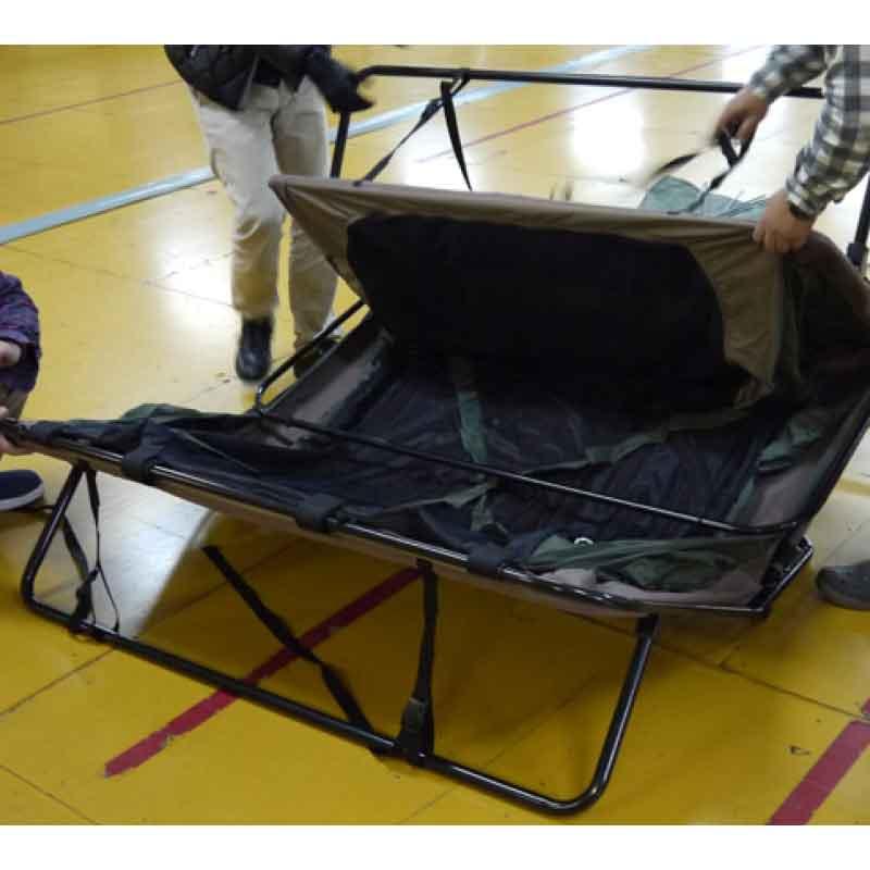 ベットテント 2人用 TC201 ベッド テント 快適空間 災害時 緊急用 避難所 キャンプ アウトドア レジャー 南栄工業 Dの画像