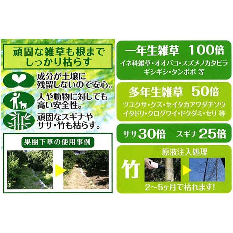 除草剤 サンフーロン 5L 4本セット 根まで枯らす グリホサート 系 除草 剤 頑固な スギナ どくだみ 竹 笹 大成農材 Vデ 代引不可 産直 |  | 01