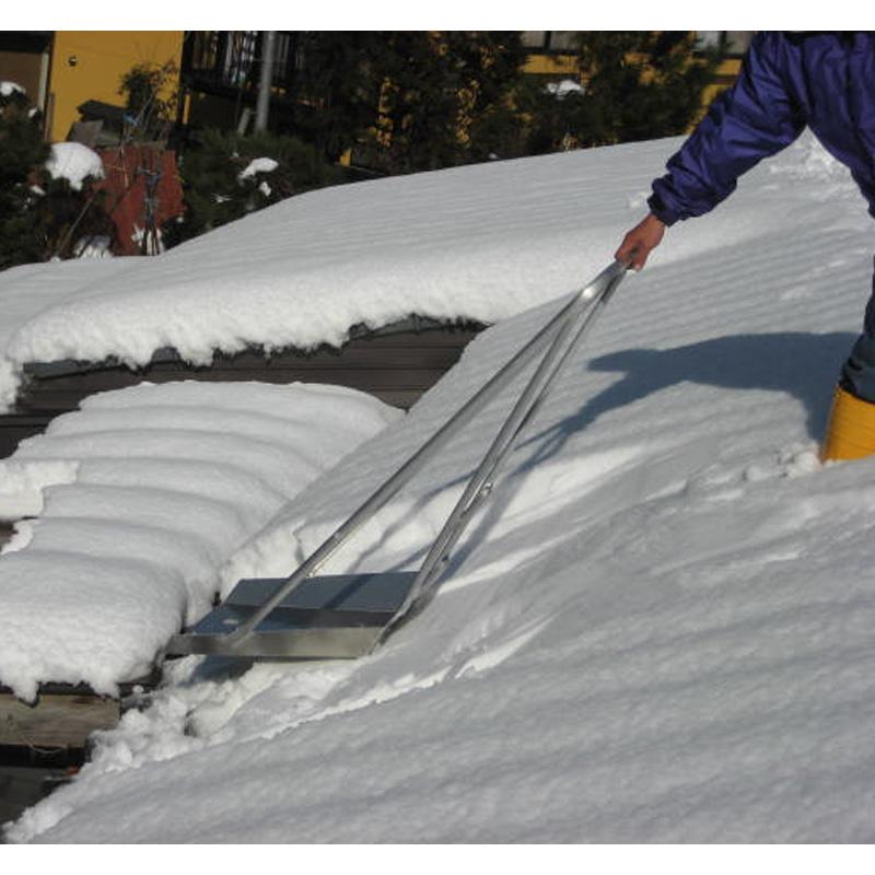 スノーダンプ 強力スノーダンプ ロング型 アルミ製 平型スノーダンプ