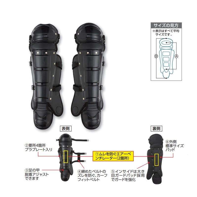 レガース 球審用レガーズ BX83-70 野球 練習 部活動 硬式 軟式 審判 審判用グッズ サポートグッズ アンパイア UNIX ユニックス SスDの画像
