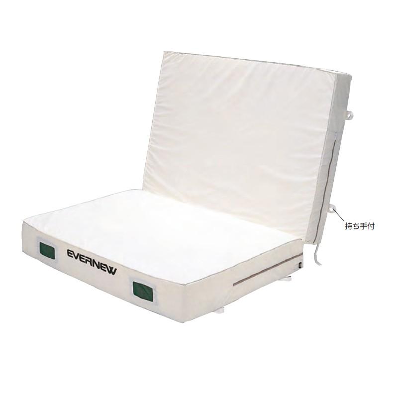 受注生産 屋内マット二つ折滑止付 EGD164 200×300×40 陸上 屋内用エバーマット 二つ折 ポリエステル ウレタンフォーム EVERNEW エバニュー Sス 代引不可の画像