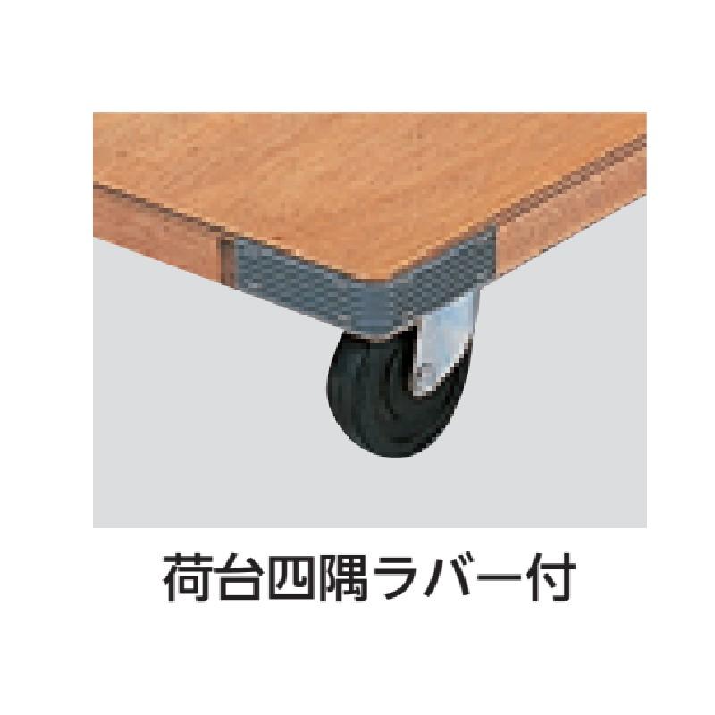 受注生産 マットトラック 木製中 EKH205 90×180×87cm 体操 運搬車 マット キャスター ラワン合板 スチール EVERNEW エバニュー Sス 代引不可の画像