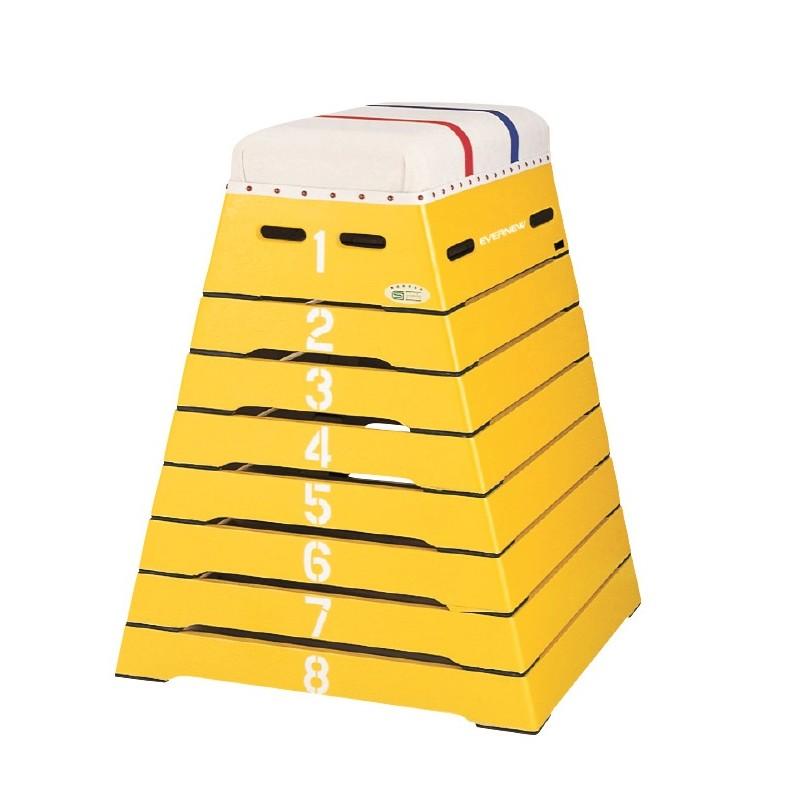 受注生産 とび箱 M-100C EKF306 カラー選択 80-35×80×100cm 体操 とび箱 木製 防虫 EVERNEW エバニュー Sス 個人宅配送不可 代引不可_3