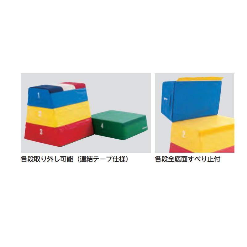 受注生産 フォームとび箱60 EKF331 55-30×60×60cm ソフトとび箱 ターポリン 防炎 合成スポンジ  EVERNEW エバニュー Sス 個人宅配送不可 代引不可_1