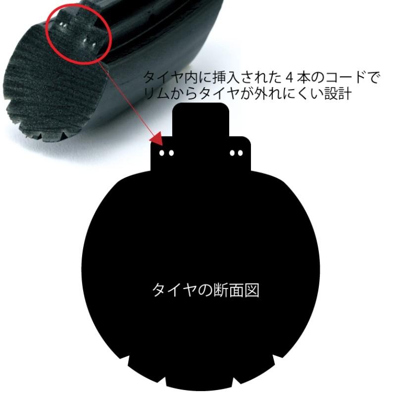 一輪車 18 ノーパンク EKD137 カラー選択 18インチ 71-77cm 体つくり 一輪車 スチール ポリプロピレン ラバー 特殊ウレタン EVERNEW エバニュー Sス 代引不可_2