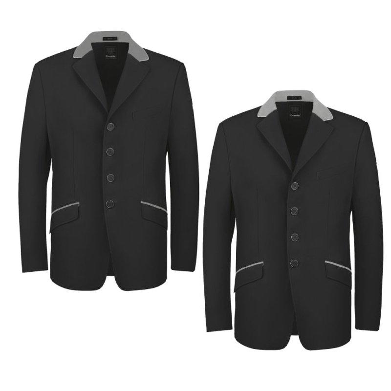 ジャケット カバロ モナコ CA479 黒/襟ライトグレー 黒/襟ダークグレー  