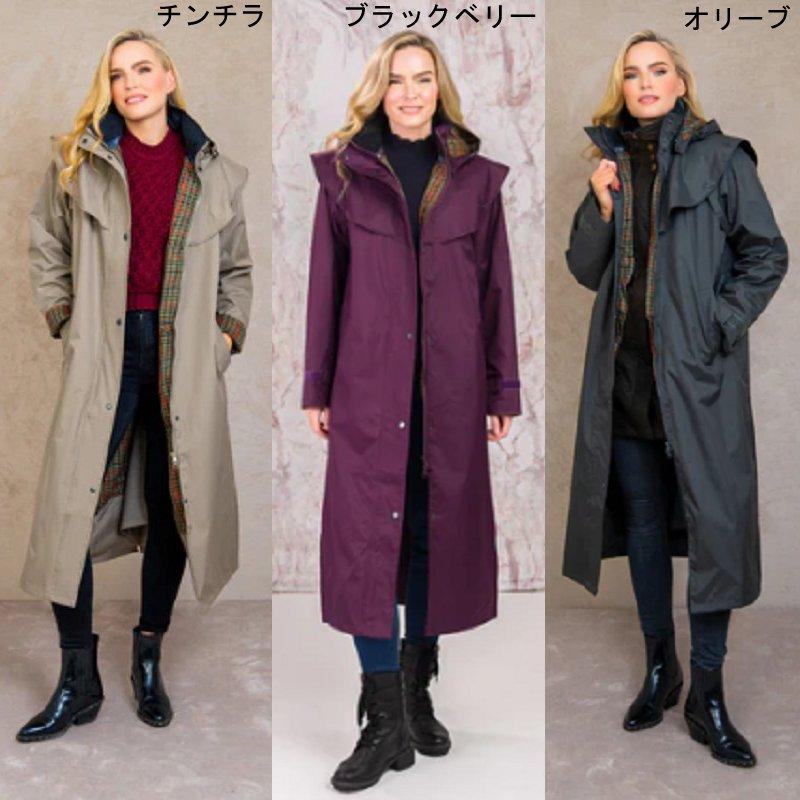 レインコート ジャックマーフィー ロングコート 女性用 JA062 チンチラ