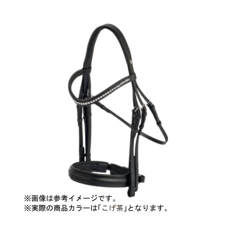 水勒 頭絡セット シューマッハ頭絡 マルメ OT510 焦げ茶 コブ 馬術  