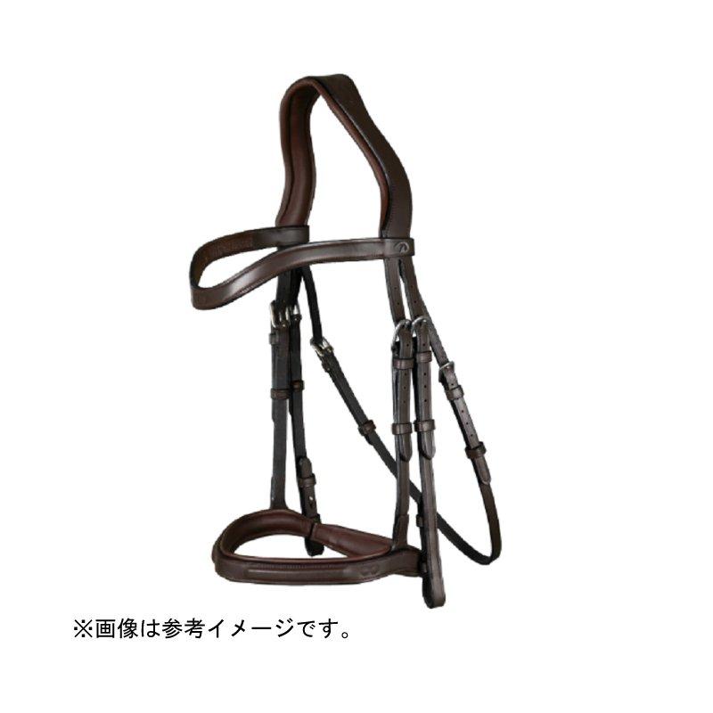 水勒 頭絡セット ディオン頭絡 フラッシュ鼻革 DY111 黒 茶 コブ フル 
