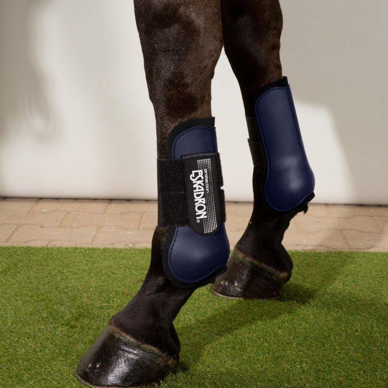 プロテクター エスカドロン 前肢用 ES501 白 ブラウン 他 馬術 乗馬 馬 