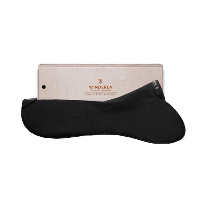 パッド ヴィンデレン ハーフパッド 馬場鞍用 WN002 ブラック/ゴールド  