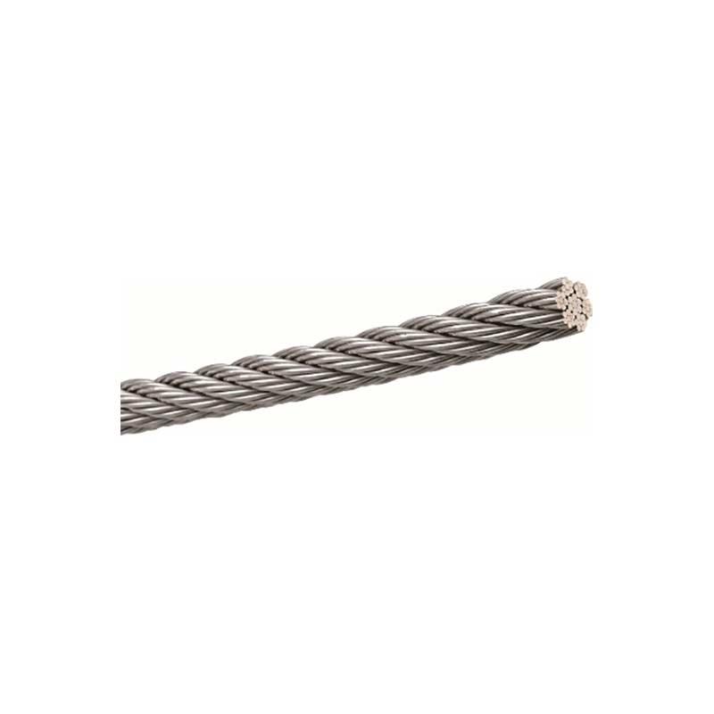 ワイヤーロープ ステンレスワイヤーsus304 7 7 ワイヤー径 4mm 全長 10m 破断荷重1143kg Ak9117 10 ステンレス Sus 浅野金属工業 アミd プラスワイズスポーツアウトドア店 通販 Yahoo ショッピング