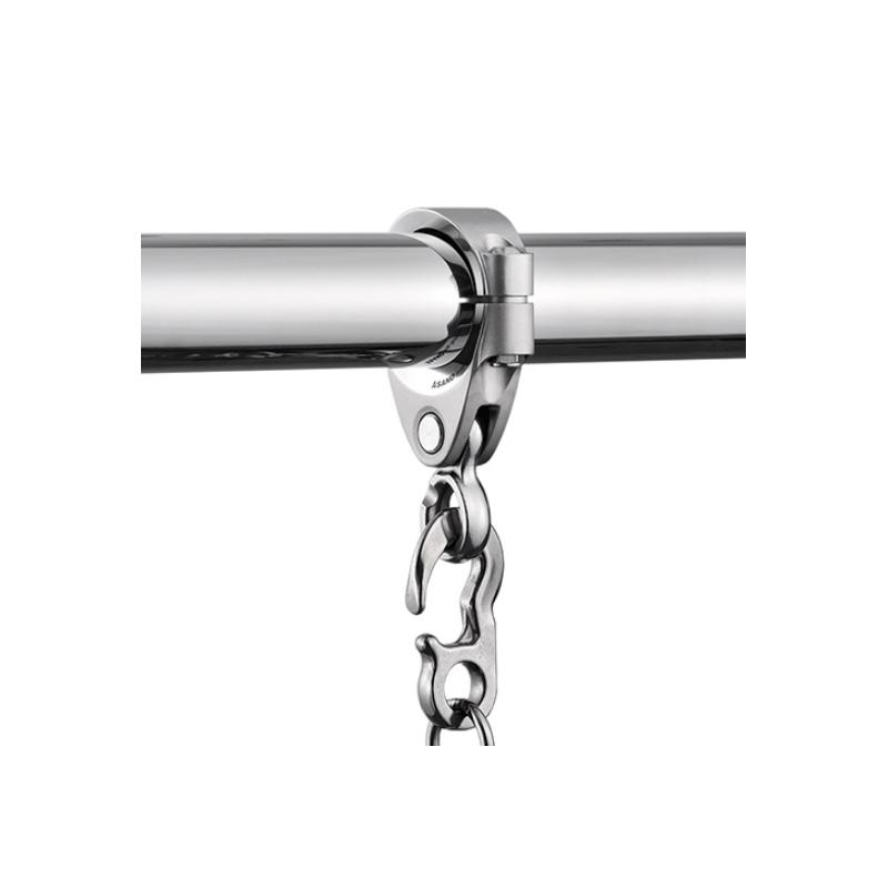 遊具 AH型ブランコ吊金具分割型 径60.5 AK23222 特殊ステンレス うん