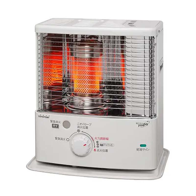 ストーブ 石油ストーブ 反射型 RS-S2924 ホワイト 電池式 暖房 暖房