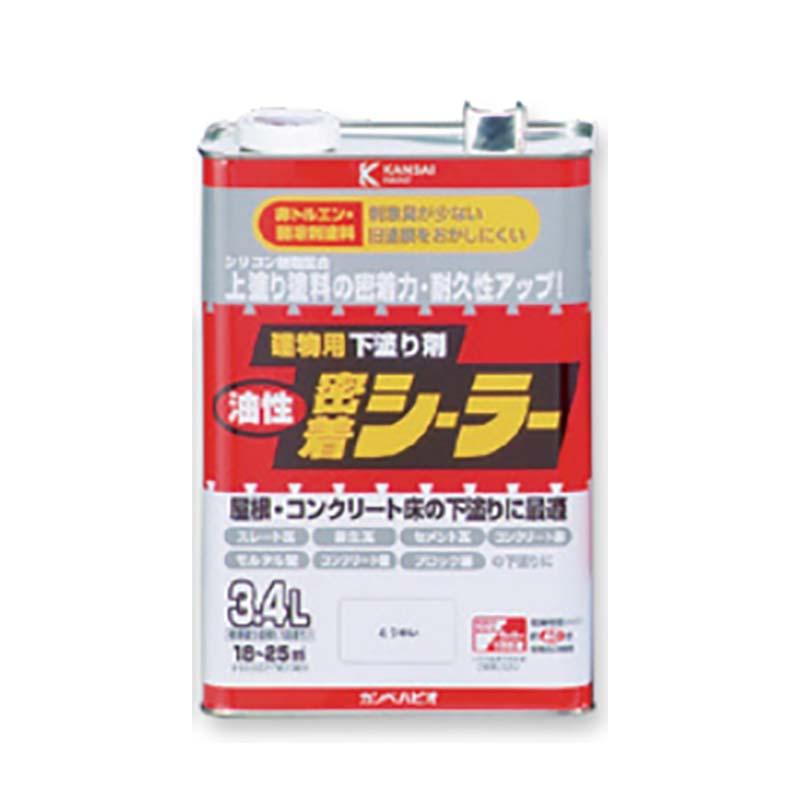 カンペハピオ（Kanpe Hapio） 下塗剤 油性密着シーラー とうめい 3.4L