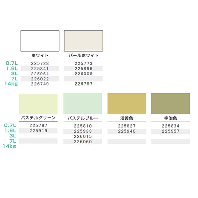 室内かべ用 塗料 0.7L 水性 2分つや 屋内用 防カビ 塗装 シックハウス対応 カンペハピオ 福KD｜uscire｜02