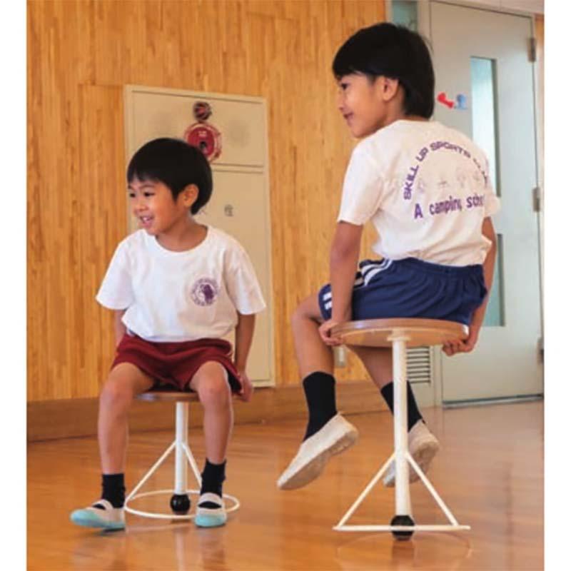 椅子 フラチェア L 5100240 バランスチェアー いす イス 遊び 運動 子供 キッズ 保育 トッケン Tokken 代引不可の画像