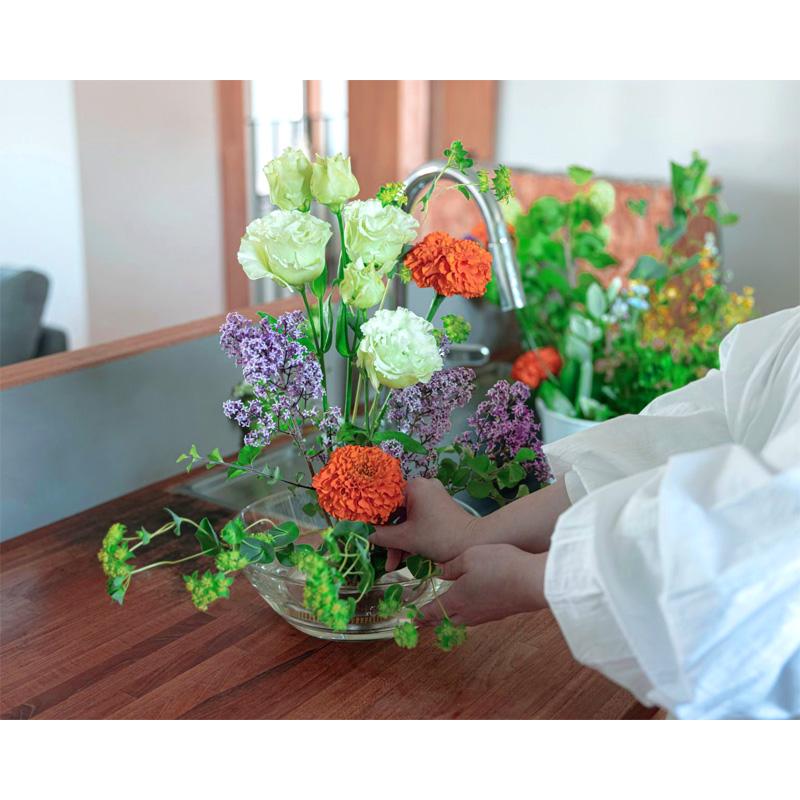 剣山 歳月 中 予防医学付 302 93×59×H21粍 10個仕かける 生け花 生け花 活け花 花活け 第一義的 標準尺度 未経験者 石崎剣山 三冨D