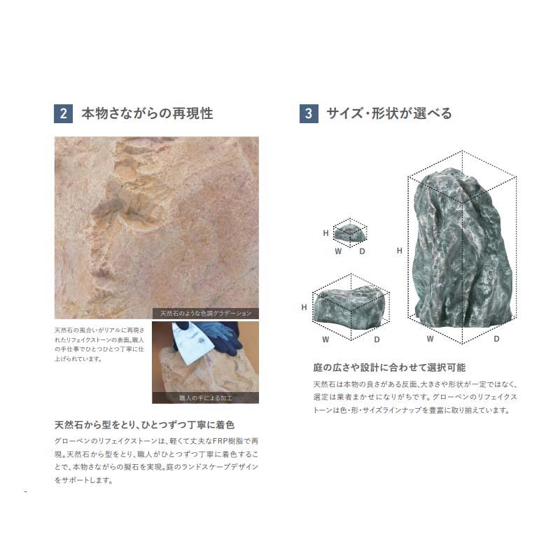 人工庭石 イエロー ストーン コッツテイスト G A60CZ101Y エクステリア リフェイクストーン グローベン Lク 北海道配送不可 代引不可の画像