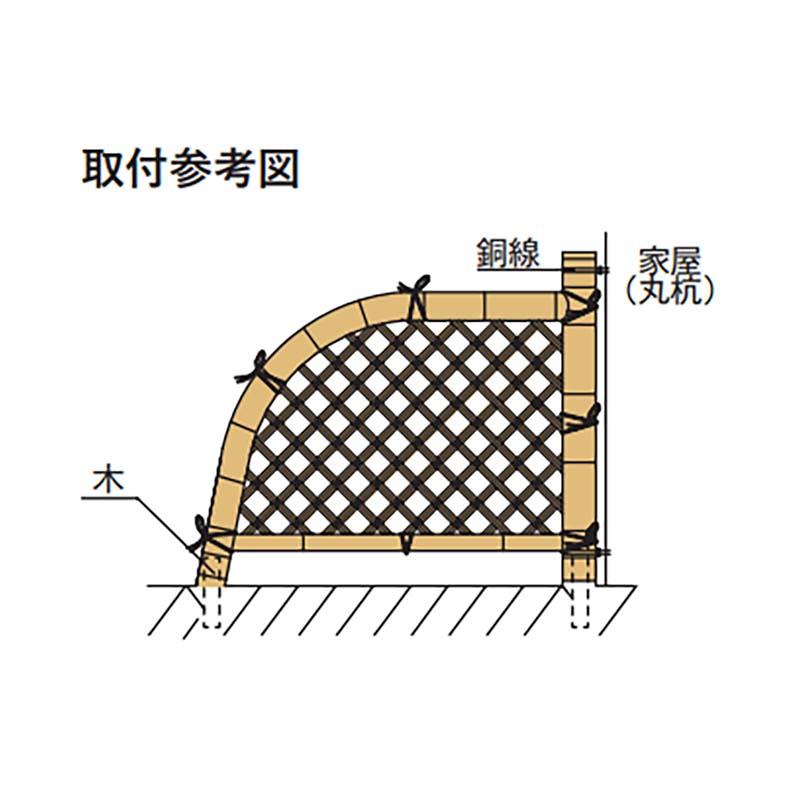 【特価】人工竹大津垣　袖垣 竹垣 人工竹垣（大津垣）｜関東ハウス販売