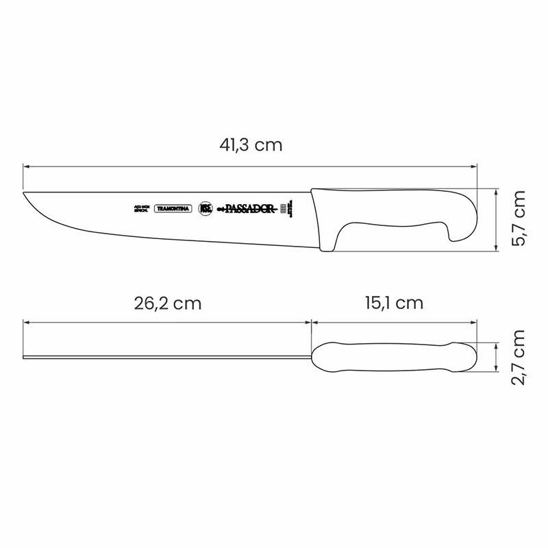 包丁  シュラスコ用ナイフ 10インチ 24421/080 ナイフ キッチンツール BBQ シュラスコ プロフェッショナルマスター トラモンティーナ 福KDの画像