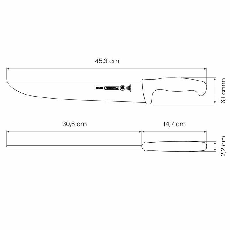 包丁 シュラスコナイフ 牛刀 12インチ 24607/182 ナイフ キッチンツール BBQ シュラスコ プロフェッショナルマスター トラモンティーナ 福KDの画像